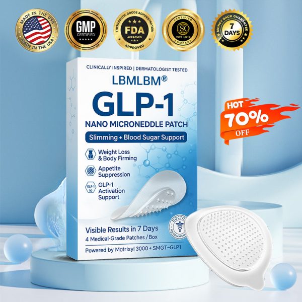🔥Official Store🔥 | LBMLBM® SMGT-GLP-1 Nano Microneedle Patch with Collagen & Motrixyl 3000 | Targeting Obesity, Cardiovascular Disease, Diabetes, Sleep Apnea, Joint Issues & More