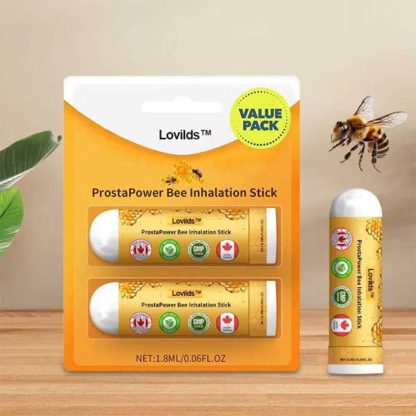 🌹 Valentine's Day Sale 💝free shipping worldwide 💝 Last Day Discount: 87% OFF 🌟LOVILDS ProstaPower Bee Inhalation Stick🍀(Fast-acting and long-lasting)