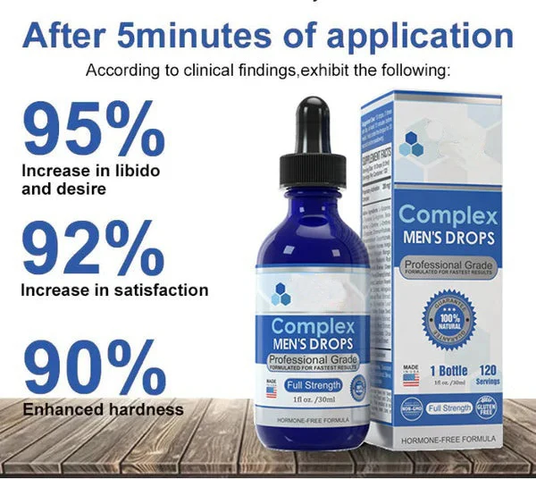 ✨Last Day Discount: 70% OFF🌸Complex Men’s Drops