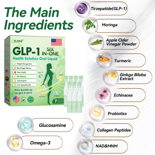 🇺🇸 Proudly Made for the USA | TLOPA® GLP-1 Oral Solution 🏅 Backed by Science | 6-in-1 Formula | Visible Results in 7 Days🍀🥇