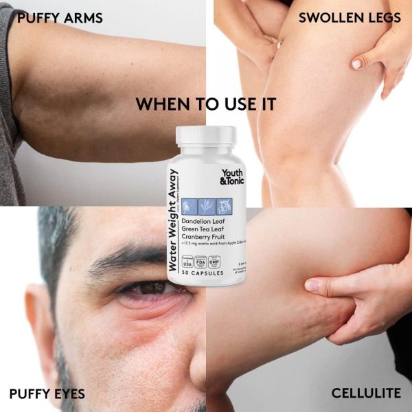 3pk Detox Cleanse Kick Off Weight Management | Colon Cleanser + Water Loss Pills w Dandelion + ACV Full Body Detox + Probiotics | for Flat Stomach, Waistline, Metabolism, Bloating – 90 Pills