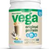 61f1vXzpNiL._AC_SL1500_ Vega Original Essential Protein - 25g Plant-Based Protein, Creamy Vanilla, 20 Servings, Vegan Non-GMO Drink Mix, Smoothie & Shake Ready, Gluten Free, Dairy Free, 32.5oz (Packaging May Vary)
