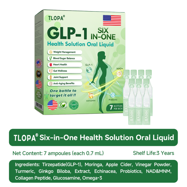 🇺🇸 Proudly Made for the USA | TLOPA® GLP-1 Oral Solution 🏅 Backed by Science | 6-in-1 Formula | Visible Results in 7 Days🍀🥇