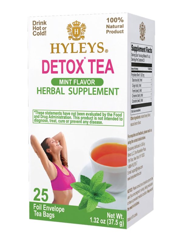 HYLEYS 14 Day Weight Loss Tea - 42 Tea Bags with Garcinia Cambogia | Senna & Natural Flavors | Improves Digestion | Matcha Green Tea | Supports Weight Loss