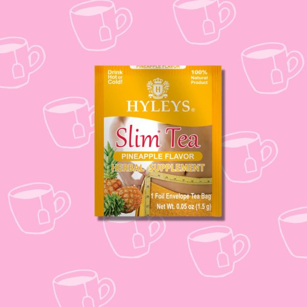 Hyleys Slim Tea 5 Flavor Assortment - Weight Loss Herbal Supplement Cleanse and Detox - 25 Tea Bags (1 Pack)
