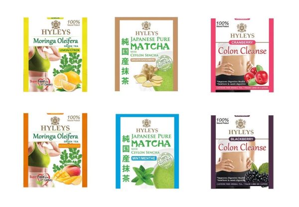 HYLEYS 14 Day Weight Loss Tea - 42 Tea Bags with Garcinia Cambogia | Senna & Natural Flavors | Improves Digestion | Matcha Green Tea | Supports Weight Loss