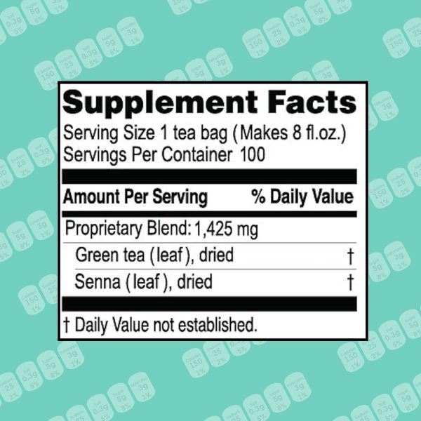 Hyleys Slim Tea 5 Flavor Assortment - Weight Loss Herbal Supplement Cleanse and Detox - 25 Tea Bags (1 Pack)