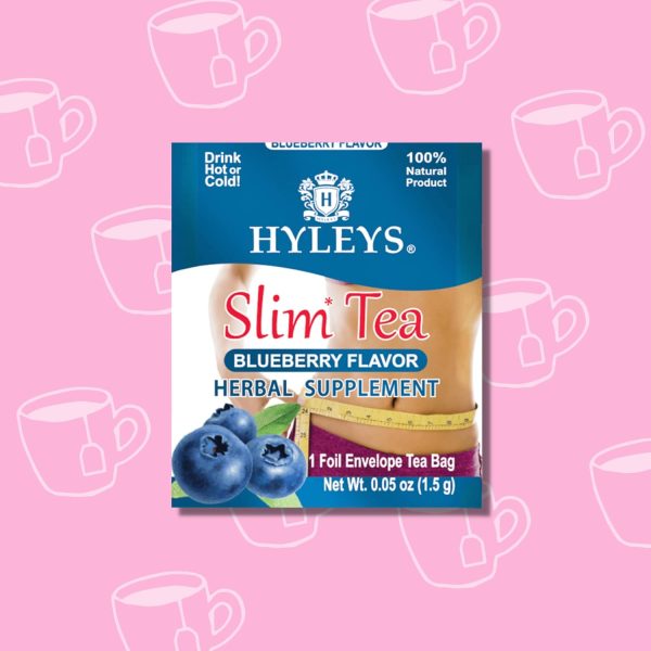Hyleys Slim Tea 5 Flavor Assortment - Weight Loss Herbal Supplement Cleanse and Detox - 25 Tea Bags (1 Pack)