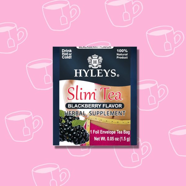 Hyleys Slim Tea 5 Flavor Assortment - Weight Loss Herbal Supplement Cleanse and Detox - 25 Tea Bags (1 Pack)
