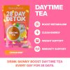 Skinny Boost Detox Tea Kit- 2 PACK –1 Daytime (28 Bags) + 1 Evening -(14 Bags) – Herbal Detox for Weight, Metabolism, Energy, Bloating & Colon Cleanse – Green Tea, Vegan, Keto, Non-GMO, Sugar-Free