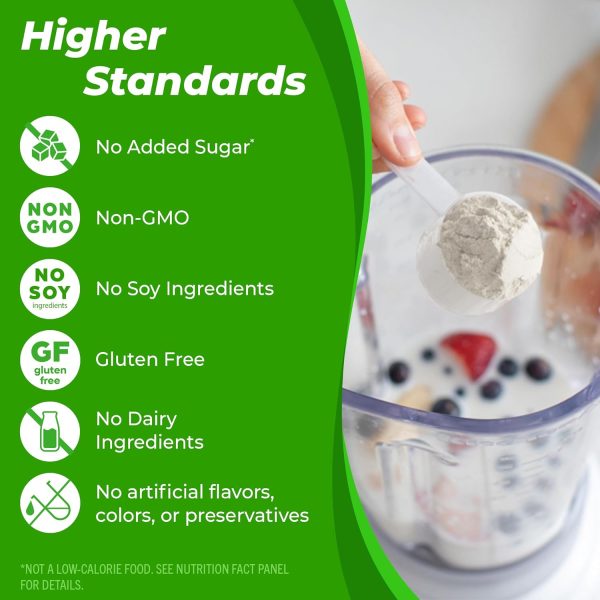 Orgain Organic 30g Vegan Protein Powder, Vanilla, 9g EAAs + BCAAs, Plant Protein, 4g Prebiotic + Fiber, 1g Sugar, Pre-Workout, Muscle Support Recovery - 2.01lb