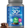Orgain Organic 30g Vegan Protein Powder, Vanilla, 9g EAAs + BCAAs, Plant Protein, 4g Prebiotic + Fiber, 1g Sugar, Pre-Workout, Muscle Support Recovery - 2.01lb