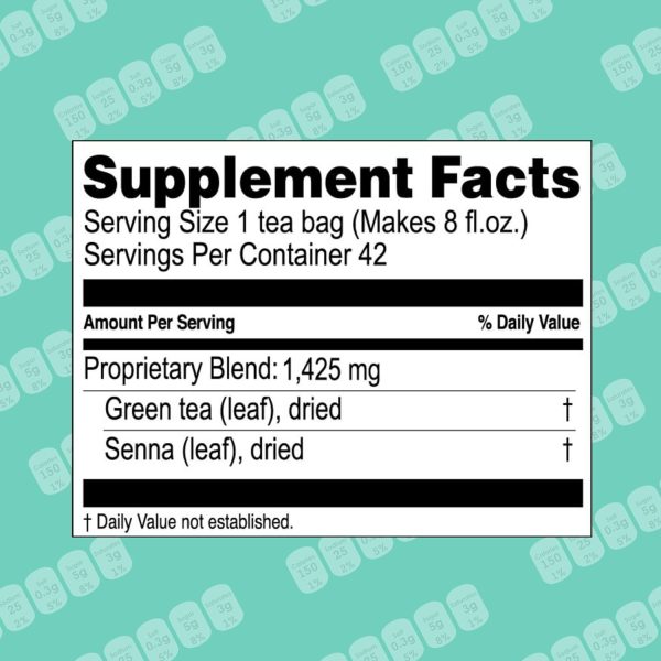 Hyleys Slim Tea 5 Flavor Assortment - Weight Loss Herbal Supplement Cleanse and Detox - 25 Tea Bags (1 Pack)