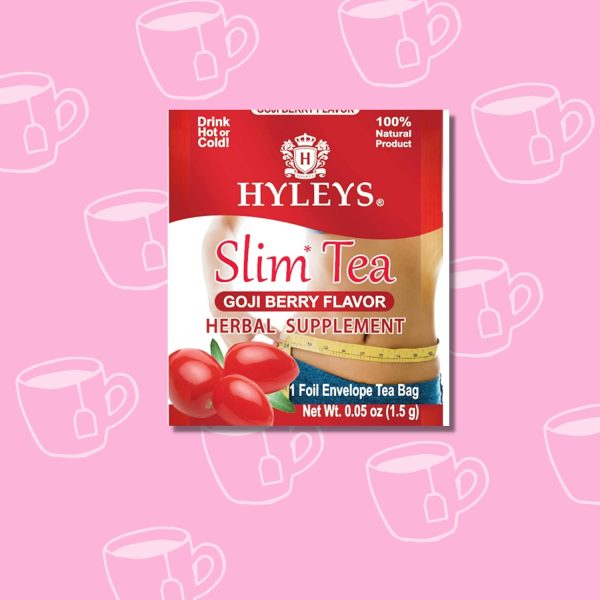 Hyleys Slim Tea 5 Flavor Assortment - Weight Loss Herbal Supplement Cleanse and Detox - 25 Tea Bags (1 Pack)