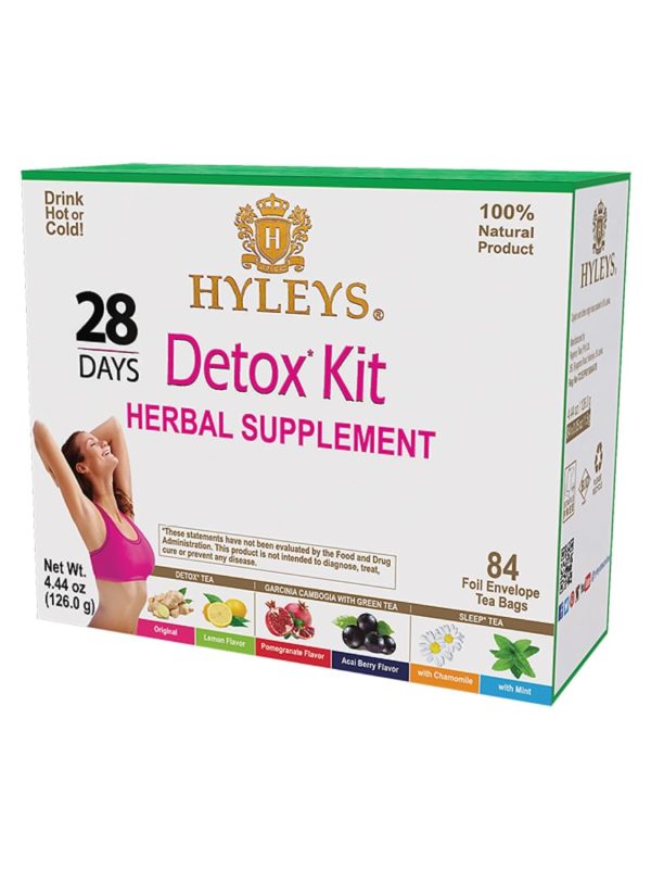 HYLEYS 14 Day Weight Loss Tea - 42 Tea Bags with Garcinia Cambogia | Senna & Natural Flavors | Improves Digestion | Matcha Green Tea | Supports Weight Loss