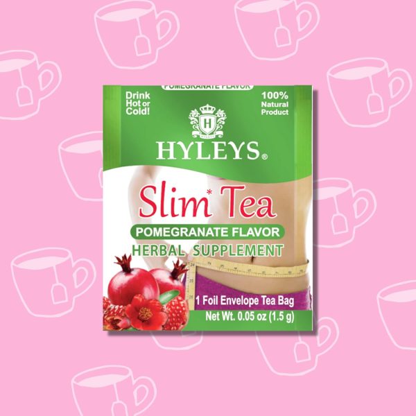 Hyleys Slim Tea 5 Flavor Assortment - Weight Loss Herbal Supplement Cleanse and Detox - 25 Tea Bags (1 Pack)