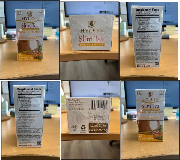 Hyleys Slim Tea 5 Flavor Assortment - Weight Loss Herbal Supplement Cleanse and Detox - 25 Tea Bags (1 Pack)