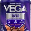 815YvTkgsSL._AC_SL1500_ Vega Original Essential Protein - 25g Plant-Based Protein, Creamy Vanilla, 20 Servings, Vegan Non-GMO Drink Mix, Smoothie & Shake Ready, Gluten Free, Dairy Free, 32.5oz (Packaging May Vary)