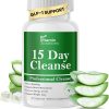 DR VITAMIN SOLUTIONS 15 Day Gut Cleanse Detox for Women, GLP-1 Support - Natural Colon & Detox Cleanse for Weight Loss - Bloating & Constipation Relief - Flushes Toxins & Supports Immunity - 30 Ct.