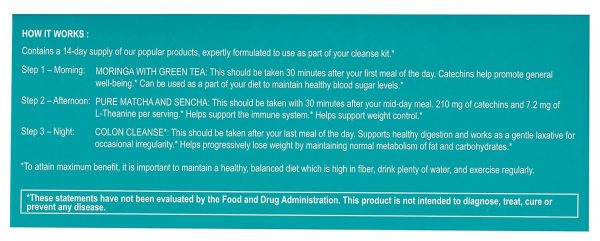 HYLEYS 14 Day Weight Loss Tea - 42 Tea Bags with Garcinia Cambogia | Senna & Natural Flavors | Improves Digestion | Matcha Green Tea | Supports Weight Loss