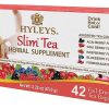 Hyleys Slim Tea 5 Flavor Assortment - Weight Loss Herbal Supplement Cleanse and Detox - 25 Tea Bags (1 Pack)
