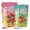 Skinny Boost Detox Tea Kit- 2 PACK –1 Daytime (28 Bags) + 1 Evening -(14 Bags) – Herbal Detox for Weight, Metabolism, Energy, Bloating & Colon Cleanse – Green Tea, Vegan, Keto, Non-GMO, Sugar-Free
