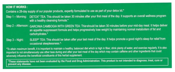 HYLEYS 14 Day Weight Loss Tea - 42 Tea Bags with Garcinia Cambogia | Senna & Natural Flavors | Improves Digestion | Matcha Green Tea | Supports Weight Loss