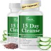 DR VITAMIN SOLUTIONS 15 Day Gut Cleanse Detox for Women, GLP-1 Support - Natural Colon & Detox Cleanse for Weight Loss - Bloating & Constipation Relief - Flushes Toxins & Supports Immunity - 30 Ct.