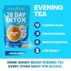 Skinny Boost Detox Tea Kit- 2 PACK –1 Daytime (28 Bags) + 1 Evening -(14 Bags) – Herbal Detox for Weight, Metabolism, Energy, Bloating & Colon Cleanse – Green Tea, Vegan, Keto, Non-GMO, Sugar-Free