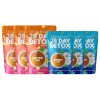 Skinny Boost Detox Tea Kit- 2 PACK –1 Daytime (28 Bags) + 1 Evening -(14 Bags) – Herbal Detox for Weight, Metabolism, Energy, Bloating & Colon Cleanse – Green Tea, Vegan, Keto, Non-GMO, Sugar-Free